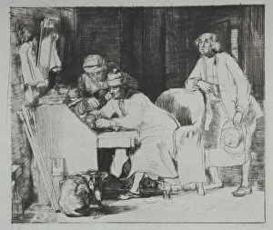 David Wilkie Prints: The Lost Receipt, 1824. Creator: David Wilkie (British, 1785-1841)