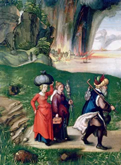 Lot and His Daughters, 1496-1499. Artist: Albrecht Durer