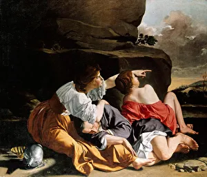 Gentileschi Prints: Lot and his Daughters, 1622. Creator: Gentileschi, Orazio (1563-1638)
