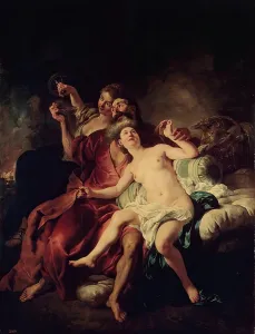 Book Of Genesis Prints: Lot with His Daughters, 1721. Creator: Jean Francois de Troy