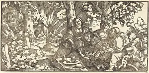 Lot and His Daughters, c. 1530. Creator: Hans Schäufelein the Elder