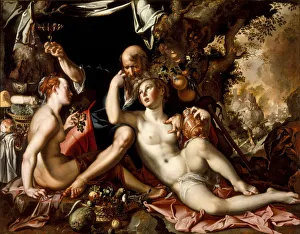 Sodom Prints: Lot and his Daughters, ca 1595