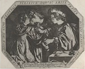 Capitelli Collection: Lot and His Daughters, ca. 1625-37. Creator: Bernardino Capitelli