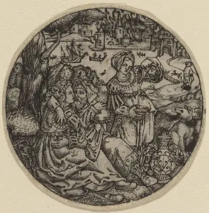 S Master Prints: Lot and His Daughters. Creator: Master S
