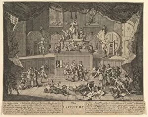 Lottery Collection: The Lottery, after 1724. Creator: William Hogarth