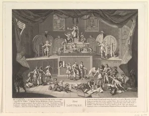 Anchor Gallery: The Lottery, [after 1724]. Creator: Unknown