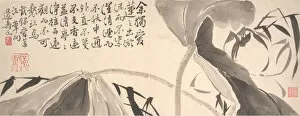 Bian Shoumin Collection: Lotus Leaves and Water Reeds. Creator: Bian Shoumin