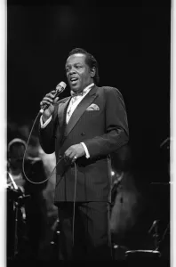 Lou Rawls, Royal Albert Hall, 1990. Artist: Brian O Connor