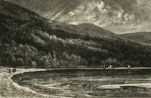 Irish Republic Prints: Lough Tay, 1898. Creator: Unknown