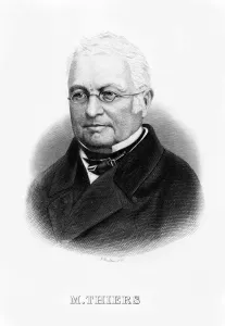 Historian Prints: Louis Adolphe Thiers, French statesman and historian, 19th century. Artist: E Boulton