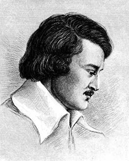Louis Agassiz (1807-1873), Swiss-born American naturalist and glaciologist, c1826 (1885)