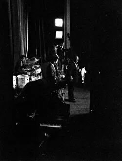 Edmond Hall Gallery: Louis Armstrong and All Stars on stage, Finsbury Park Astoria, 1962. Creator: Brian Foskett
