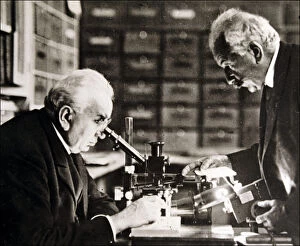 Louis and Auguste Lumiere (1864-1948 and 1862-1954), French chemists and biologists