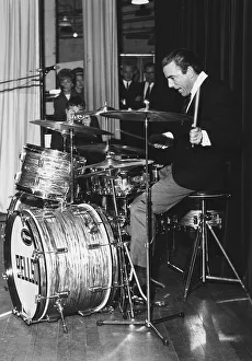 Drum Kit Prints: Louis Belson, London Drum Clinic, 1967. Creator: Brian Foskett