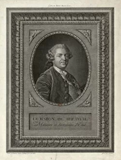 Biblioth And Xe8 Collection: Louis Charles Auguste Le Tonnelier, Baron de Breteuil (1730-1807)