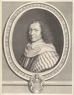 Nanteuil Robert Prints: Louis-Dominique de Bailleul, 1660. Creator: Robert Nanteuil