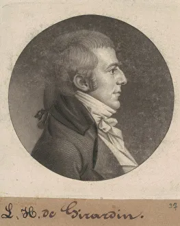 Charles B J Fevret Prints: Louis Hue Girardin, 1807. Creator: Charles Balthazar Julien Fevret de Saint-Mé