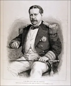 Images Dated 13th January 2015: Louis I of Braganza (1838-1889), king of Portugal, engraving in the Ilustracion