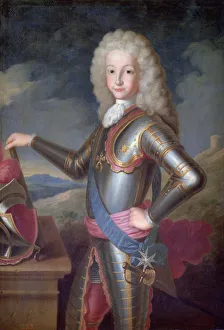 Louis I Prints: Louis I, Prince of The Asturias, King of Spain, c1700-1730. Artist: Michel-Ange Houasse