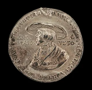 Louis Ii Prints: Louis II, 1506-1526, King of Hungary and Bohemia 1516 [obverse], 1526. Creator: Unknown