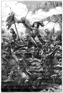 Demoulin Collection: Louis II de Bourbon, Prince de Conde at the Battle of Freiburg, 1898