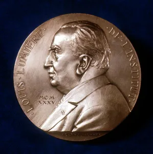 Invention Prints: Louis Jean Lumiere (1864-1948), pioneer of cinematography, c1935