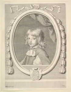 Lorraine Prints: Louis-Joseph de Lorraine, duc de Guise, as a Child, 1659. Creator: Claude Mellan
