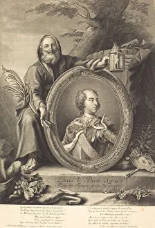 Pierre Fran And Xe7 Prints: Louis le Bien Aime. Creator: Pierre Francois Basan