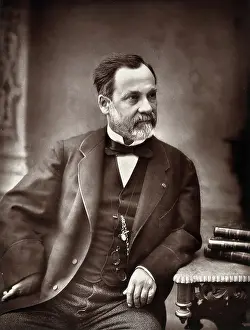 Microbiology Prints: Louis Pasteur. Creator: Eugene Pirou