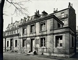 5th Arrondissement Prints: Louis Pasteur, exterior of Ecole Normale Superieure, c1900s. Creator: Giraudon