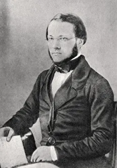 Louis Pasteur, French chemist and microbiologist, 1852