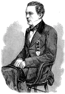 Genius Prints: Louis Paulsen, the Blindfold American Chessplayer - from a photograph by Hesler
