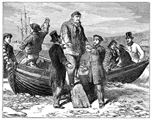 Robert Wilson Prints: Louis Philippe arrives at Newhaven, 1848, (1900)