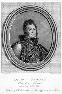 Louis Philippe I, King of France, 19th century.Artist: W Alais