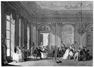 Moulding Prints: Louis Quinze Living-Room, (1885). Artist: Lawrence