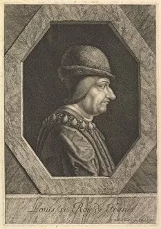 Images Dated 17th March 2020: Louis XI, roi de France. Creator: Jean Morin