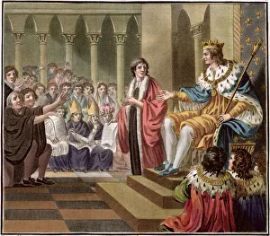 Jean Claude Prints: Louis XII Declared Father of the People, 1506 (1789). Artist: Jean Baptiste Morret