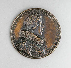 Jewelry And Adornments Prints: Louis XIII and Anne of Austria (image 1 of 2), Probably 1626. Creator: Guillaume Dupré