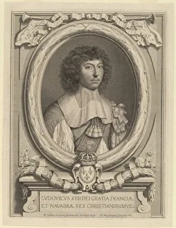 Wallerant Vaillant Prints: Louis XIV, 1660. Creator: Pierre Louis van Schuppen