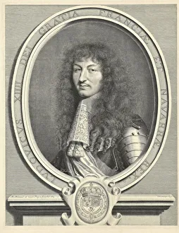 Louis Le Grand Prints: Louis XIV, King of France (1638-1715), 1664. Artist: Nanteuil, Robert (1623-1678)