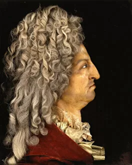 Benoist Collection: Louis XIV, King of France (1638-1715), ca 1705. Artist: Benoist, Antoine (1632-1717)