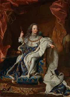 Stocking Prints: Louis XV (1710-1774) as a Child, ca. 1716-24. Creator: Unknown