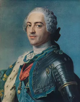 Louis XV, 1748. Artist: Maurice-Quentin de La Tour