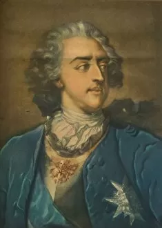 William Heinemann Ltd Collection: Louis XV, King of France, 1739, (1913). Artist: Jacob Christoph Le Blon