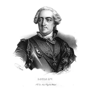 Delpech Prints: Louis XV, King of France, (c1820s). Artist: Maurin
