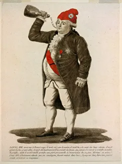 Louis XVI, avoit mis le Bonnet rouge, il avoit crie vive la nation, … 1792 Louis XVI, avoit mis le Bonnet rouge, il avoit crie vive la nation, … 1792