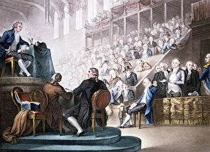 Convention Gallery: Louis XVI at the Bar of the National Convention, December 26th 1792 (1796)