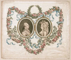 World History Prints: Louis XVI and Marie Antoinette, ca 1781