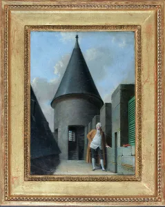 Death Penalty Prints: Louis XVI at the temple, 1814. Creator: Jean-Franois Garnerey