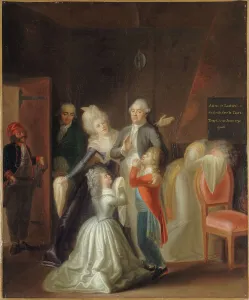 Death Penalty Prints: Louis XVI's farewell to his family